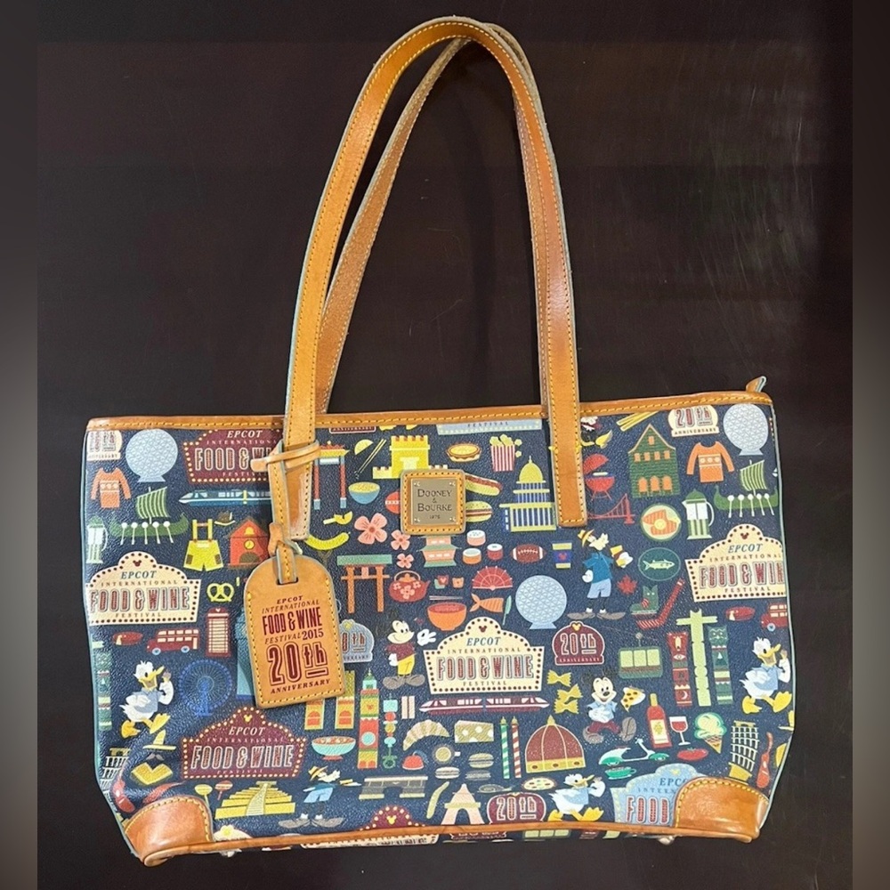 Disney Dooney And Bourke Tote Food And Wine 20th Anniversary